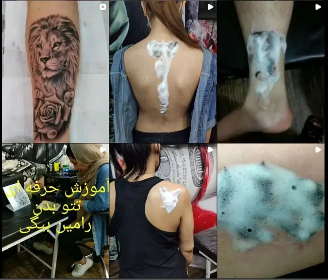 رامین بیگی؛ تاتو کار حرفه ای در شیراز