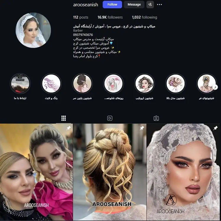 مرکز شینیون مو آنیش کرج
